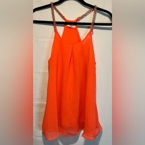 Orange Decorative Top